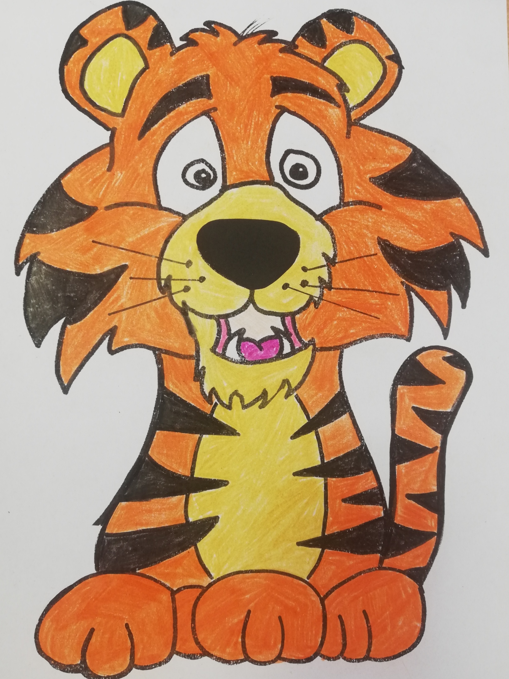 rysunek tygryska