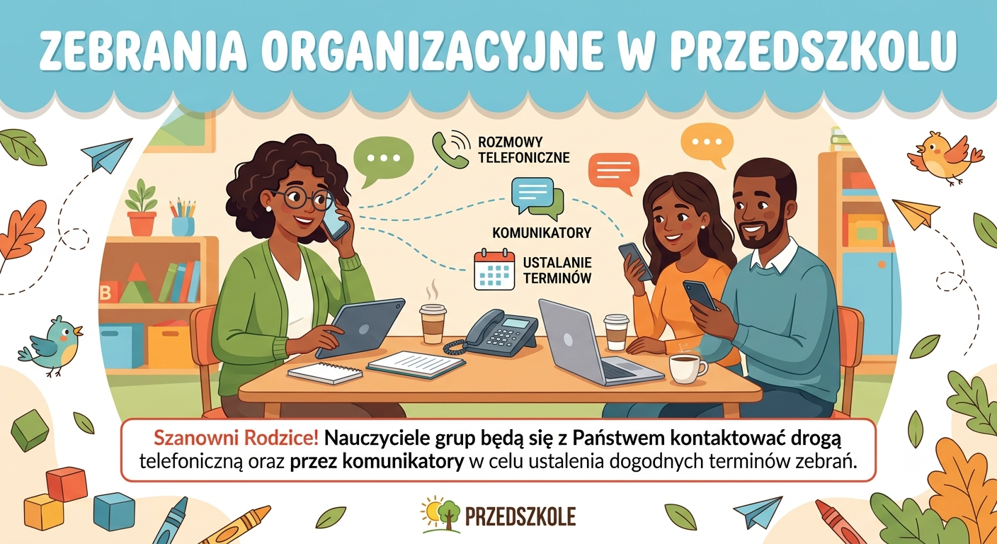 informacja dla rodziców o zebraniu organizacyjnym