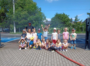 Wizyta straży pożarnej i policji