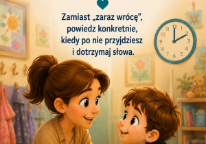 grafika z napisem dotrzymuj obietnic