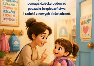 grafika z napisem mów o przedszkolu pozytywnie